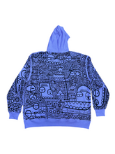 Load image into Gallery viewer, “Blickstynine” All Over Paint Hoodie - 2 - XXL