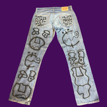 Load image into Gallery viewer, “Commander Coinz” Jeans (34x32)