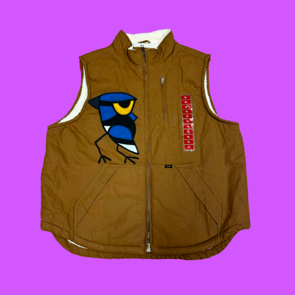 AMERI / TWINKLE CURVE VEST Gray