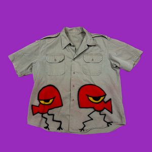 “Bird Boi Button Down” (Size L)