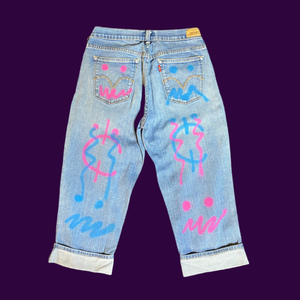 “Cotton Candy Coin Capris”