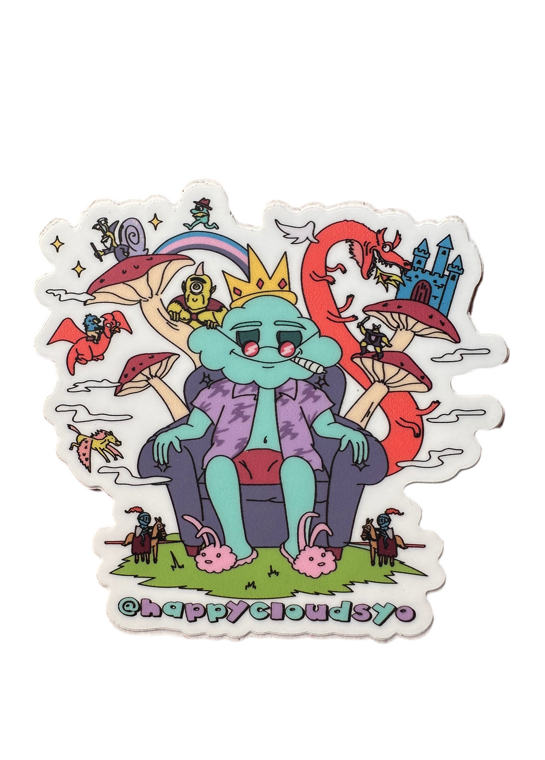 “King Clouds” - Sticker
