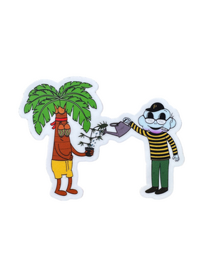 “Patrick Traezy + Packy Clouds” - Sticker