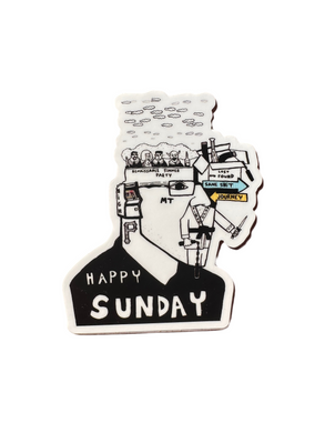“Happy Sunday” - Sticker