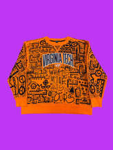 Load image into Gallery viewer, “Blickstynine” All Over Paint Crewneck - XL