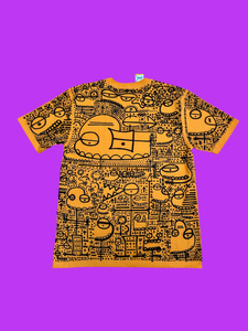 “Blickstynine” All Over Paint Shirt - 4 - Medium