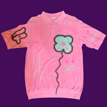 Load image into Gallery viewer, “Pink Flowur” Polo (Medium)