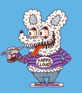 “Cloud Fink” - Sticker (Holographic)