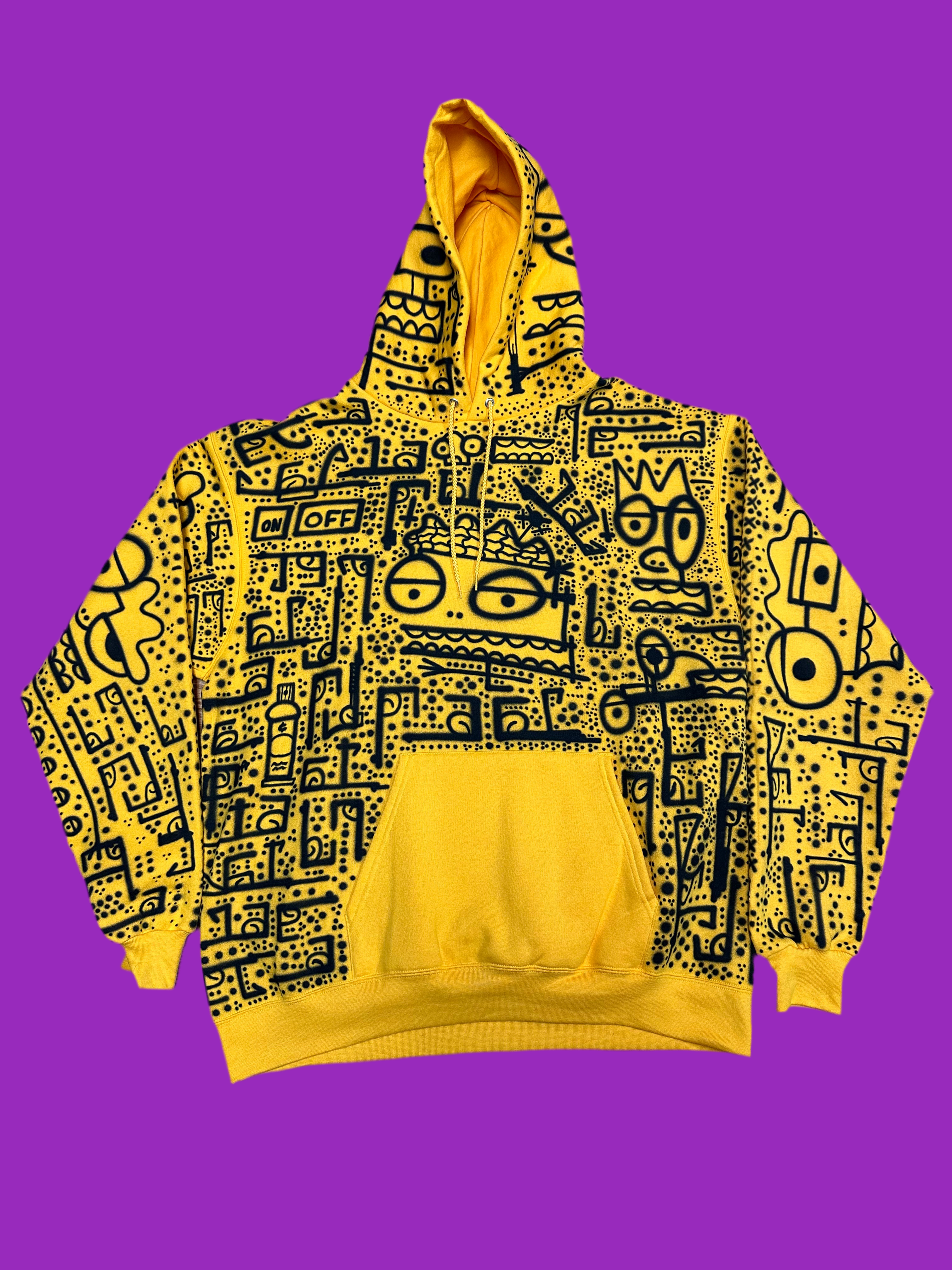 トップス SLOBE citron. Paint SWEAT Distressed Paint-Splatter Hoodie – Copping Zone