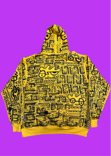 Load image into Gallery viewer, “Blickstynine” All over Paint Hoodie - XL