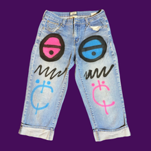 Load image into Gallery viewer, “Cotton Candy Coin Capris”