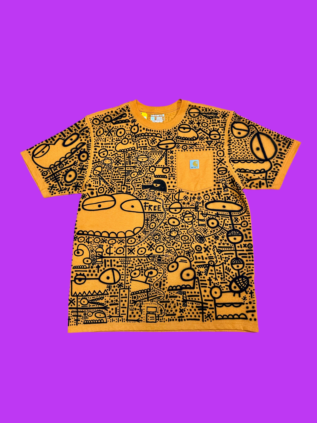 “Blickstynine” All Over Paint Shirt - 2 - Large