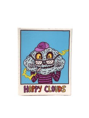“Happy Clouds Polaroid” - Sticker