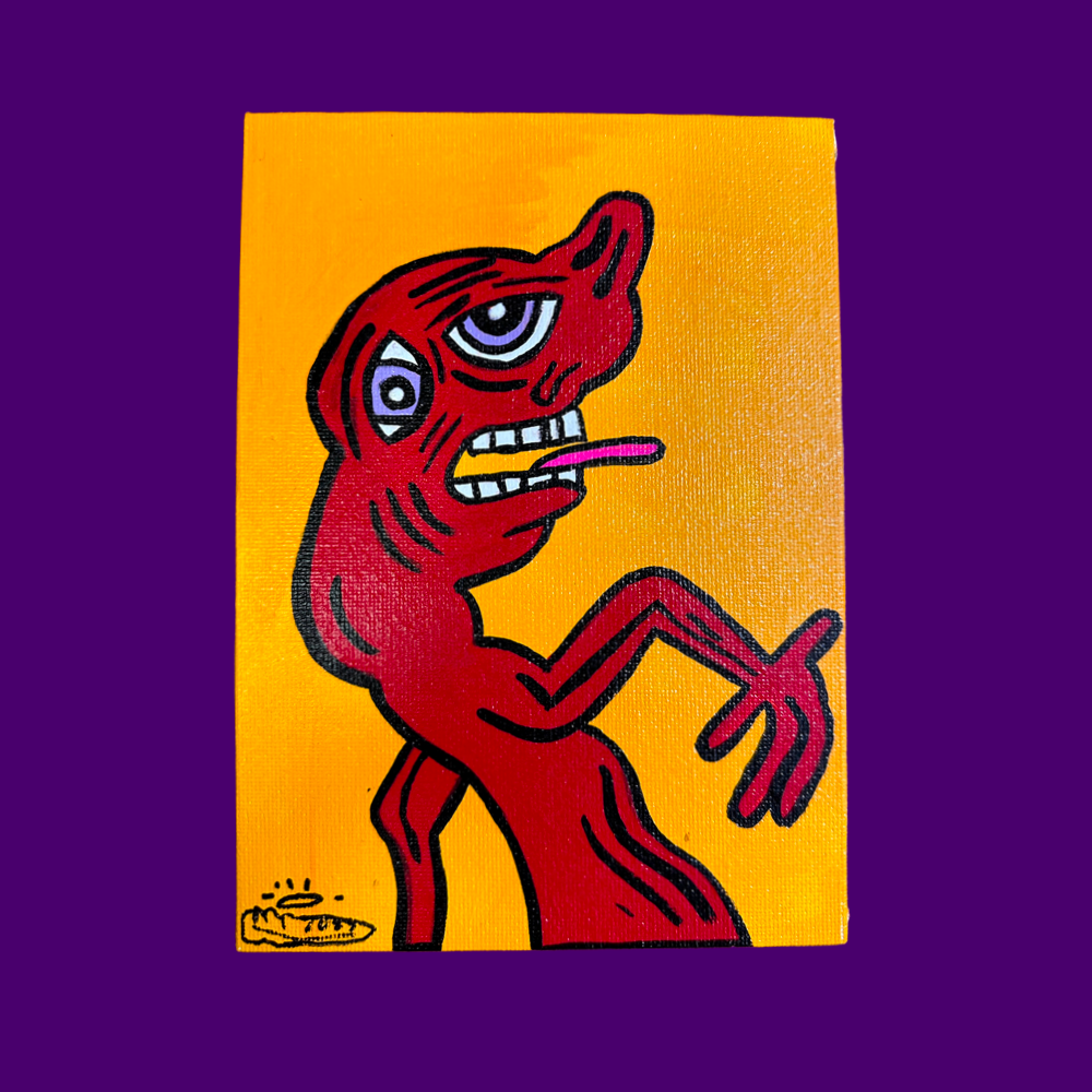 “Creepy Carl” - Canvas